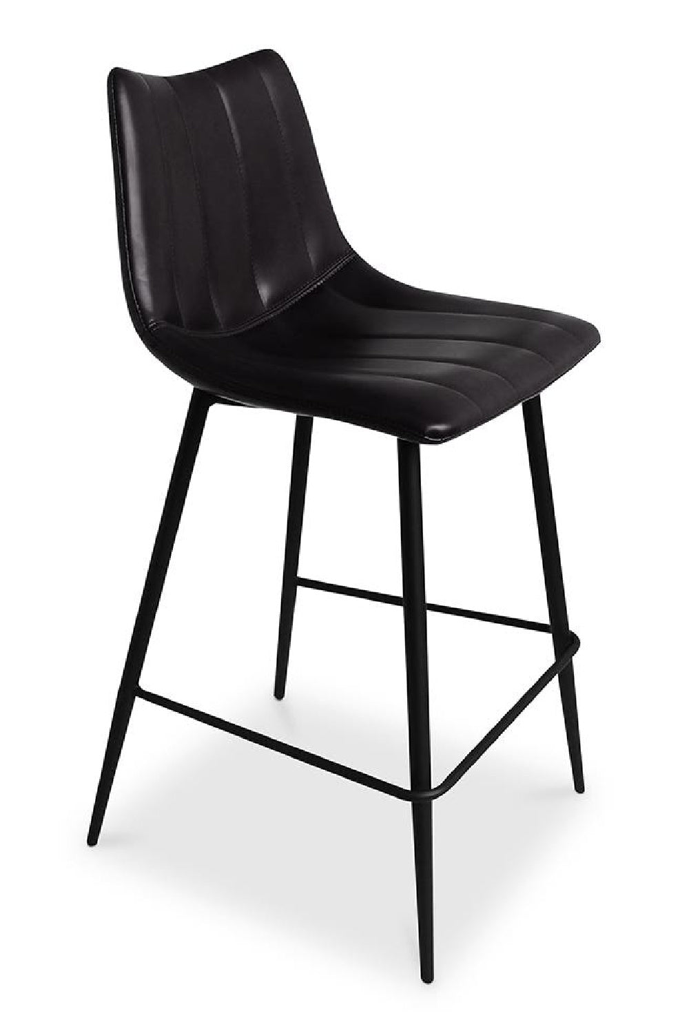 Modern European furniture - Vertical Stitched Counter Stools (2) - www.oroa.com | Oroa.com