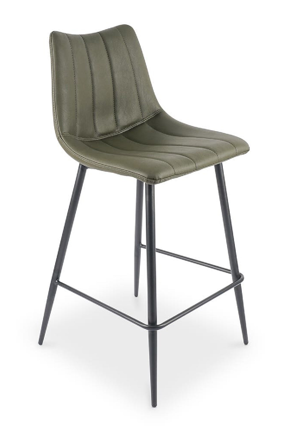 Modern European furniture - Vertical Stitched Counter Stools (2) - www.oroa.com | Oroa.com
