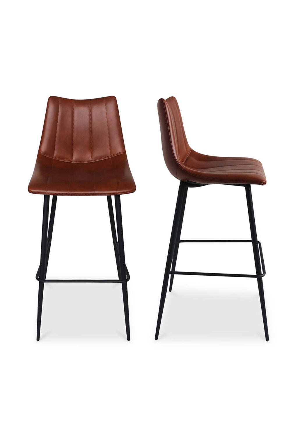 Modern European furniture - Vertical Stitched Bar Stools (2) - www.oroa.com | Oroa.com