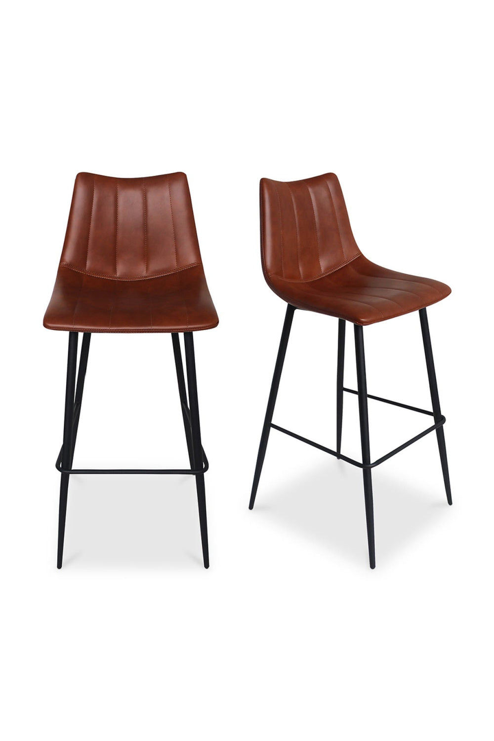 Modern European furniture - Vertical Stitched Bar Stools (2) - www.oroa.com | Oroa.com