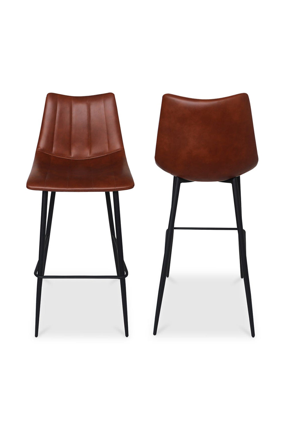 Modern European furniture - Vertical Stitched Bar Stools (2) - www.oroa.com | Oroa.com