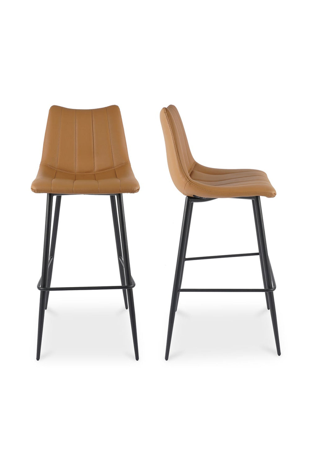 Modern European furniture - Vertical Stitched Bar Stools (2) - www.oroa.com | Oroa.com