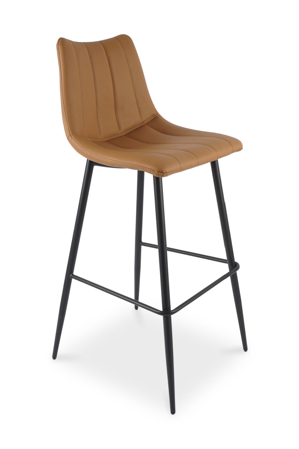 Modern European furniture - Vertical Stitched Bar Stools (2) - www.oroa.com | Oroa.com