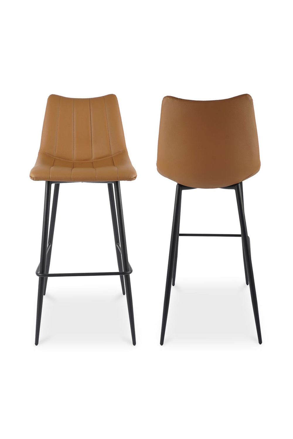 Modern European furniture - Vertical Stitched Bar Stools (2) - www.oroa.com | Oroa.com
