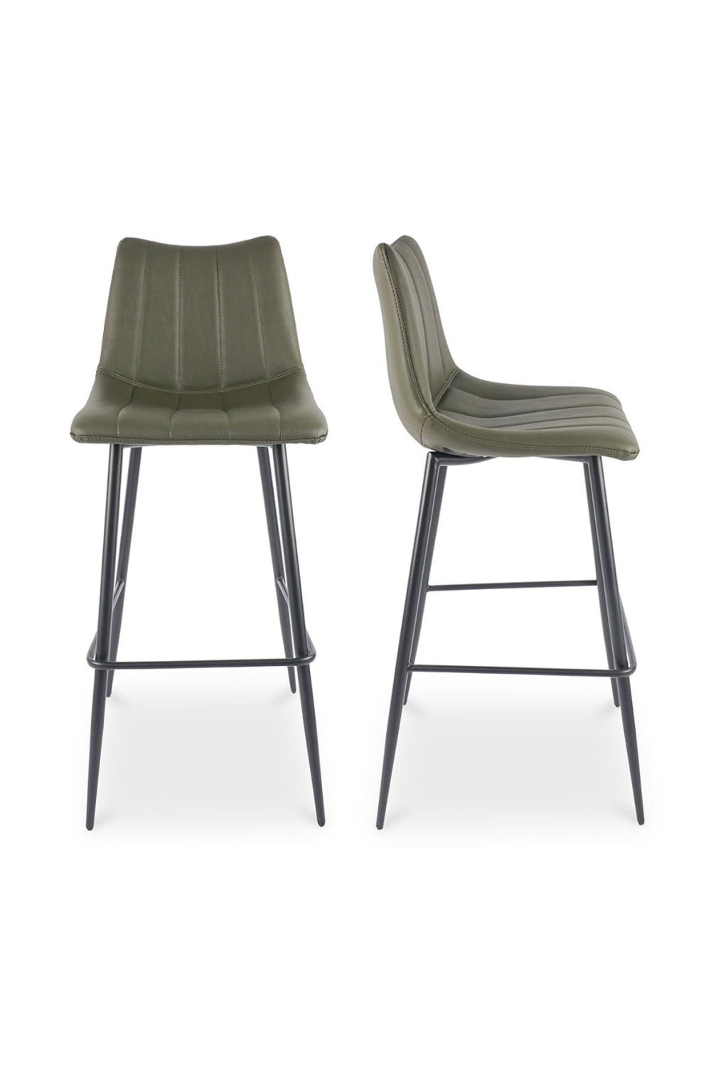 Modern European furniture - Vertical Stitched Bar Stools (2) - www.oroa.com | Oroa.com