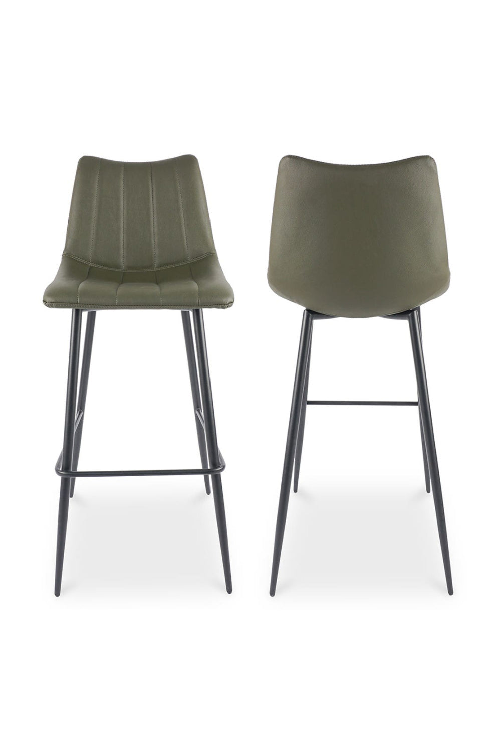 Modern European furniture - Vertical Stitched Bar Stools (2) - www.oroa.com | Oroa.com