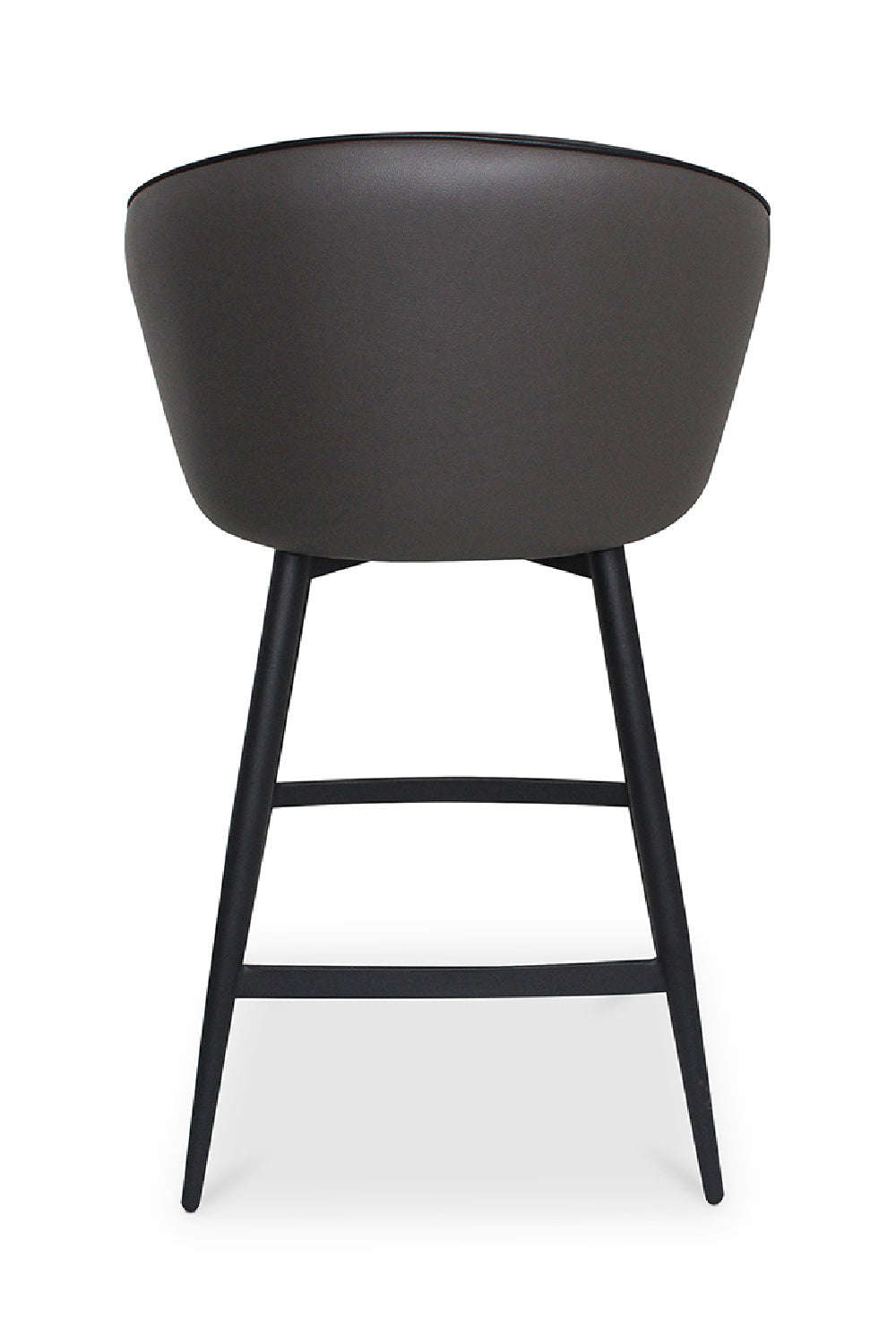 Modern European furniture - Gray Curved Swivel Counter Stool - www.oroa.com