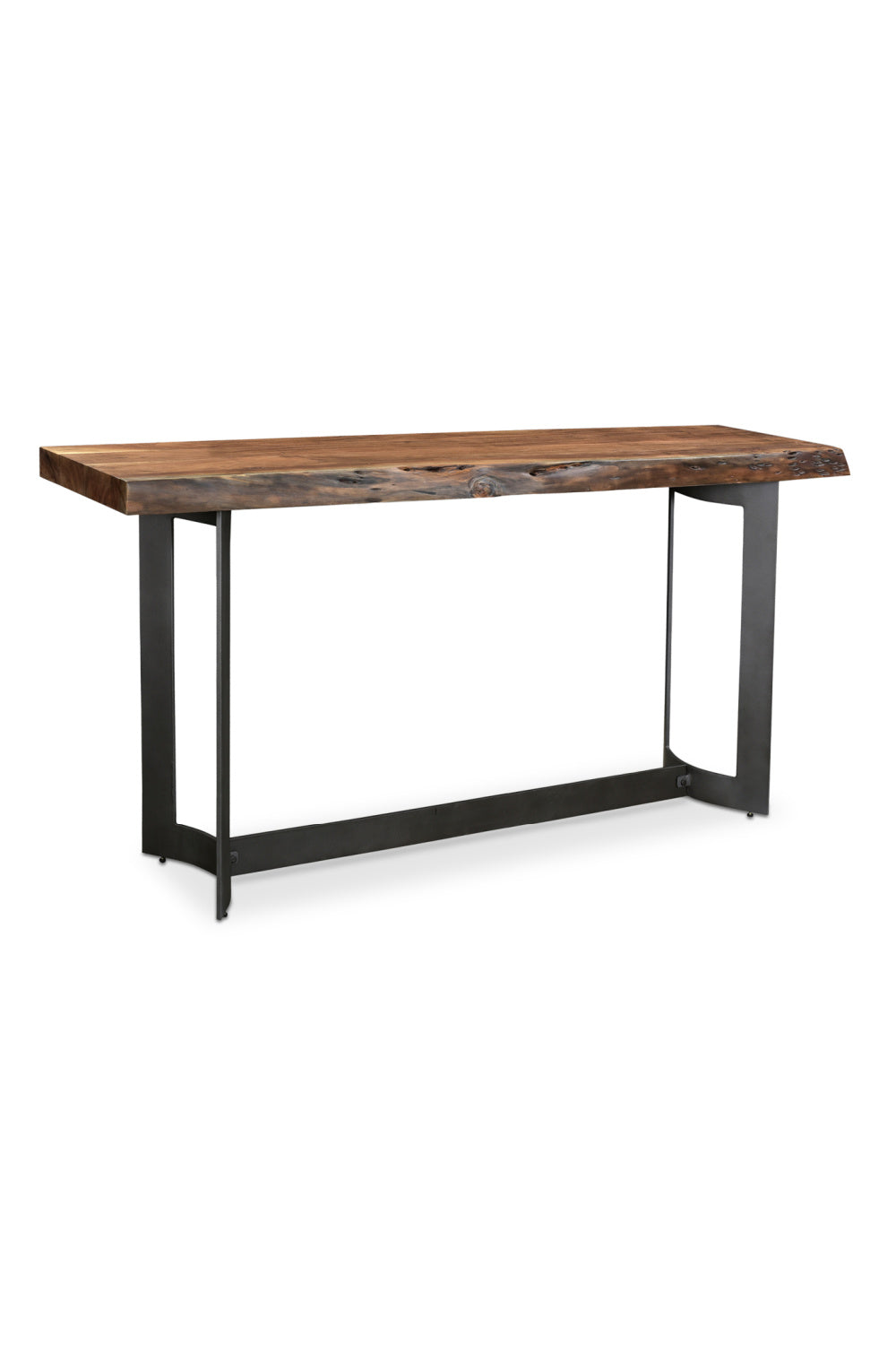 Modern European furniture - Brown Acacia Rustic Console Table - www.oroa.com