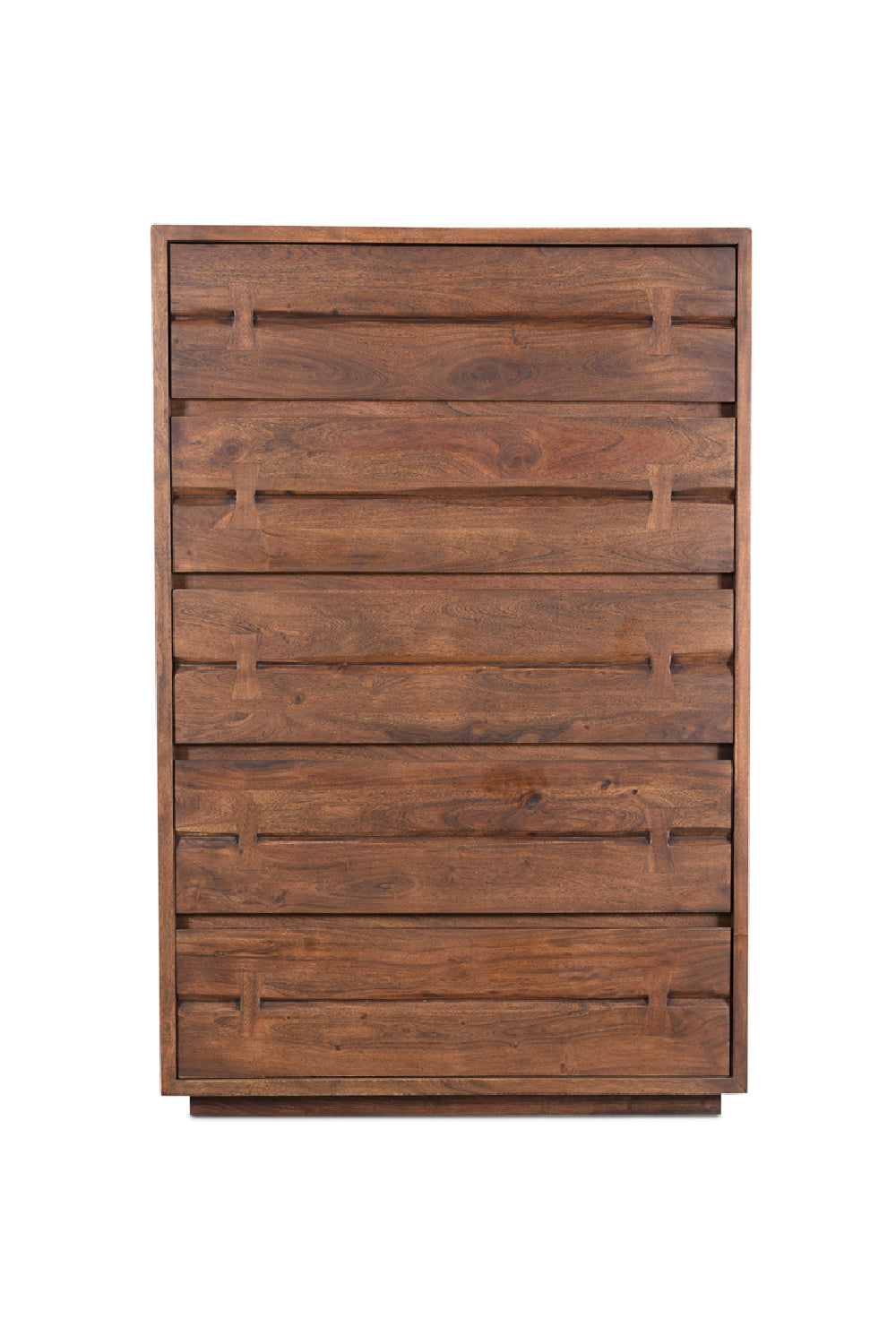 Modern European furniture - Solid Acacia 5-Drawer Chest - www.oroa.com