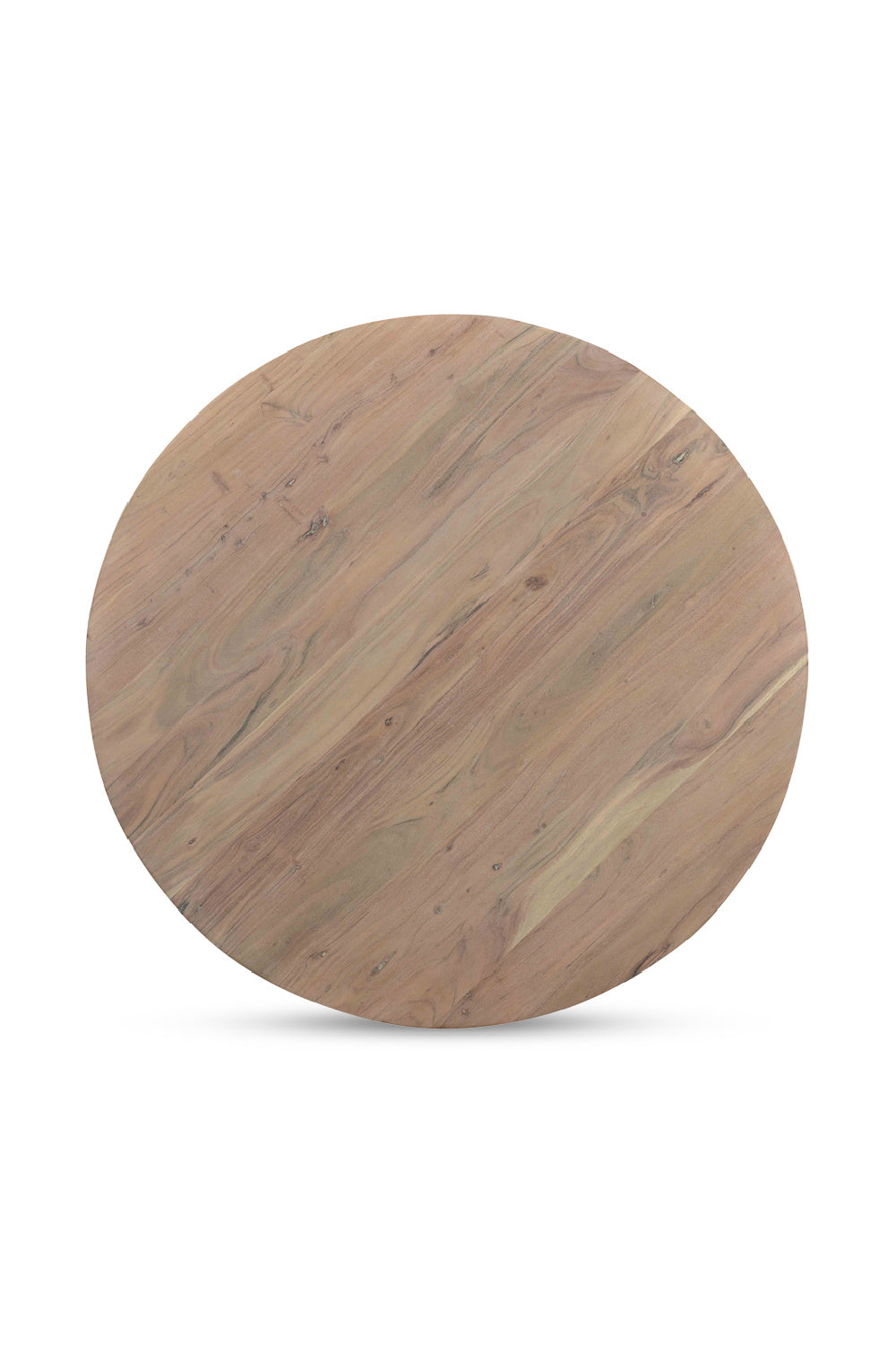 Modern European furniture - Whitewashed Acacia Round Dining Table - www.oroa.com