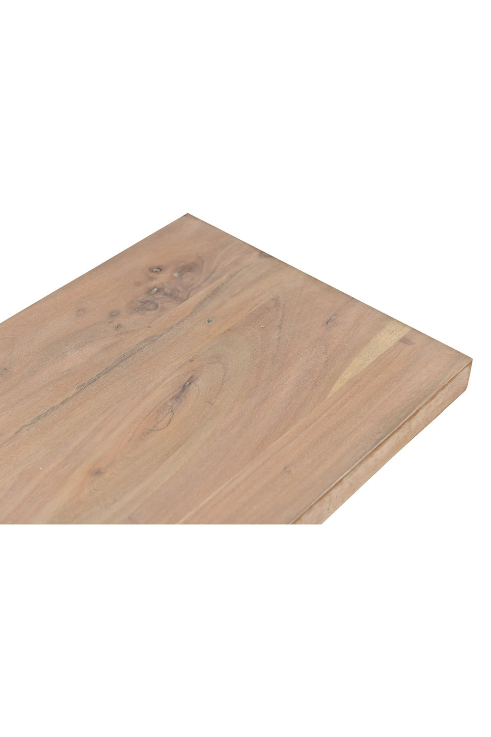 Modern European furniture - Whitewashed Acacia Wood Bench - www.oroa.com | Oroa.com