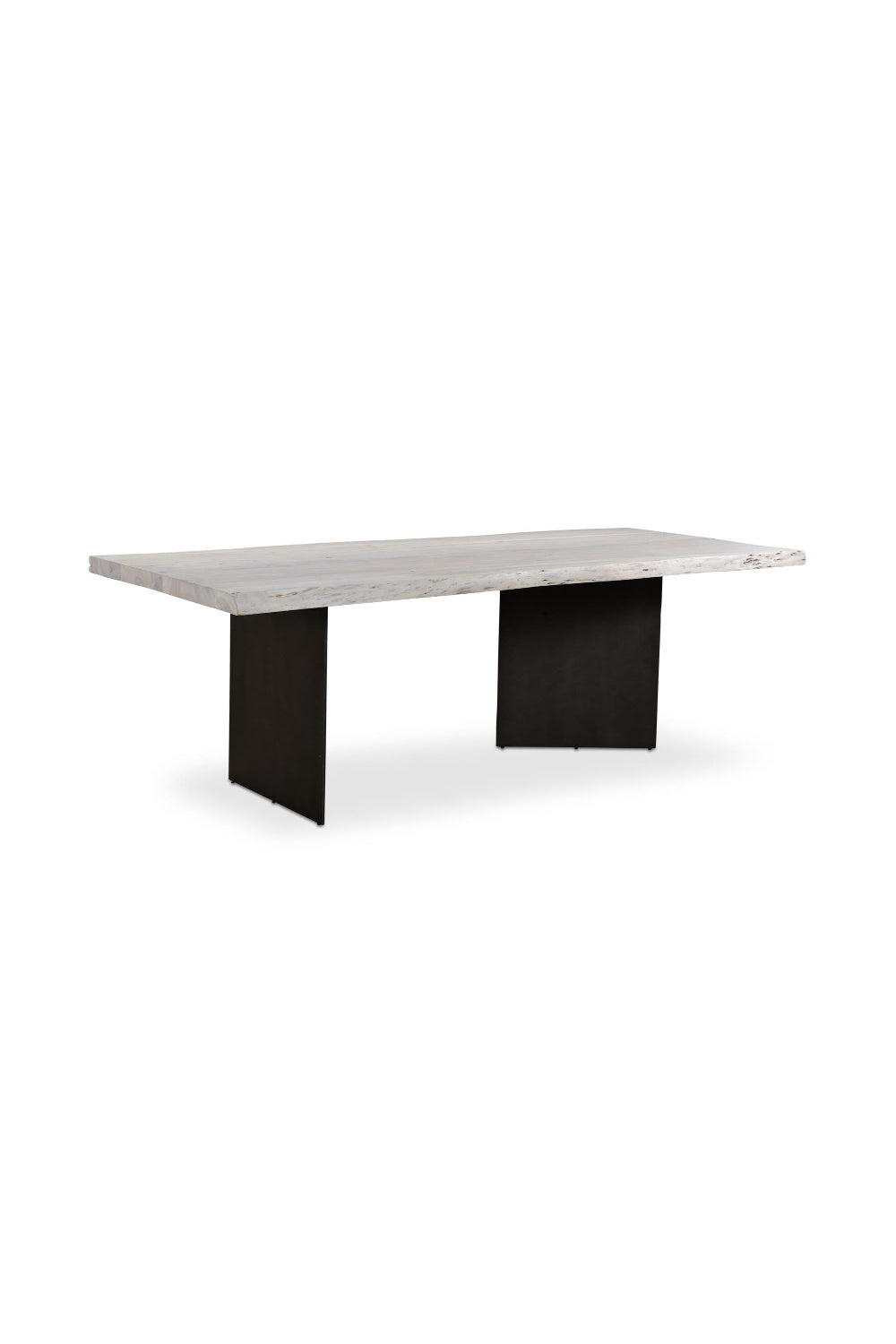 Modern European furniture - Whitewashed Acacia Dining Table - www.oroa.com | Oroa.com
