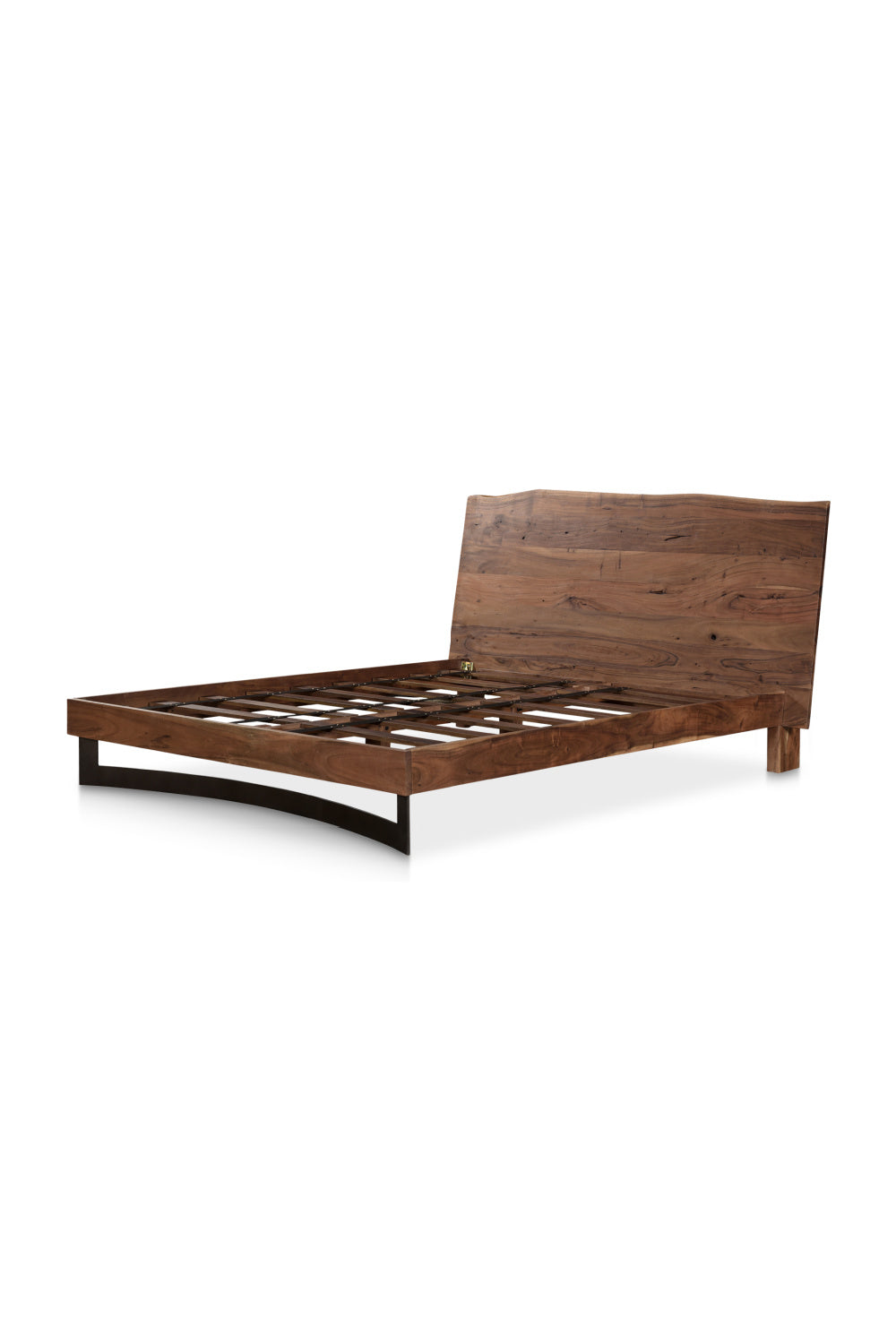 Modern European furniture - Rustic Natural Acacia Bed - www.oroa.com | Oroa.com