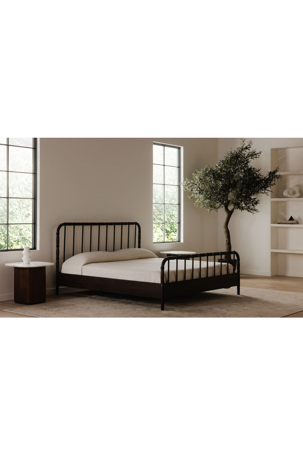 Modern European furniture - Acacia Wood Bed - www.oroa.com | Oroa.com