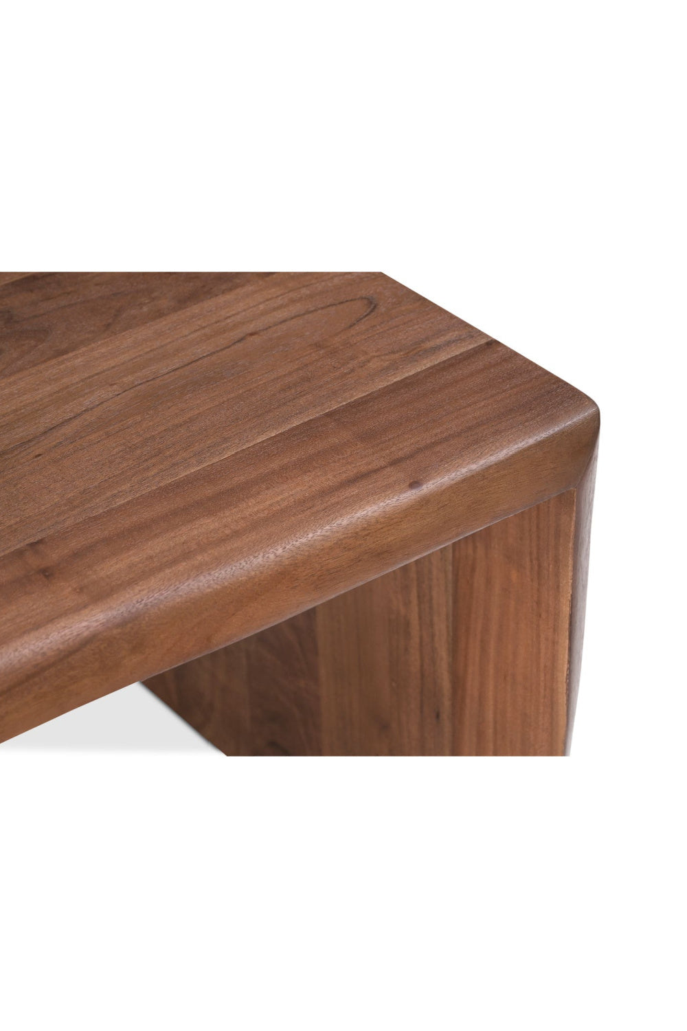 Modern European furniture - Brown Acacia Side Table - www.oroa.com