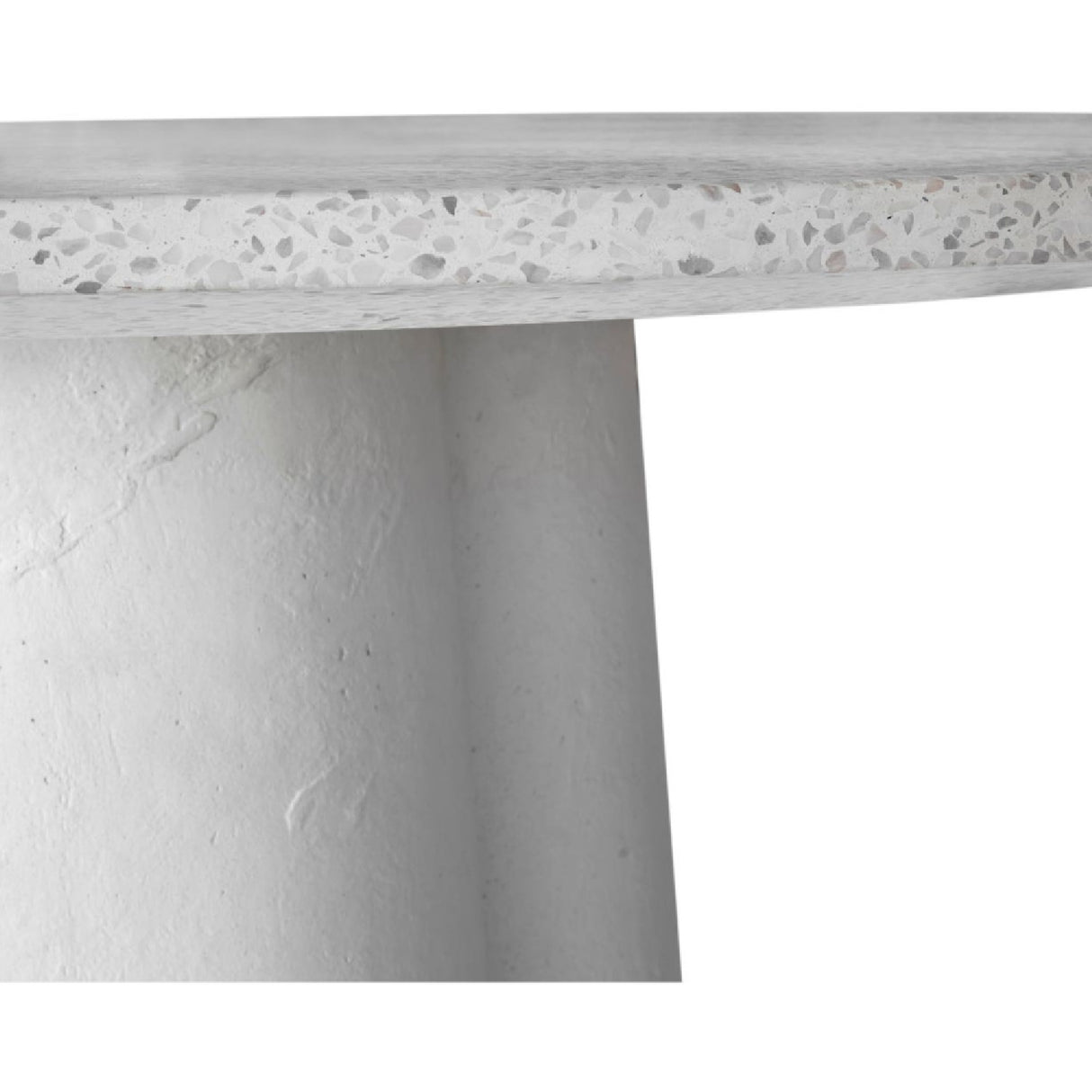 Modern European furniture - White Terrazzo Indoor/Outdoor Dining Table - www.oroa.com | Oroa.com