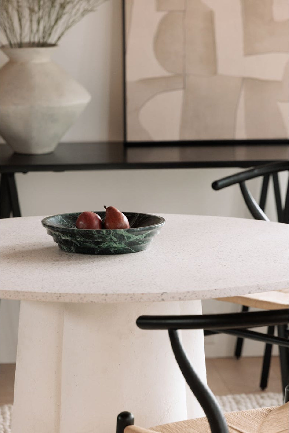 Modern European furniture - White Terrazzo Indoor/Outdoor Dining Table - www.oroa.com