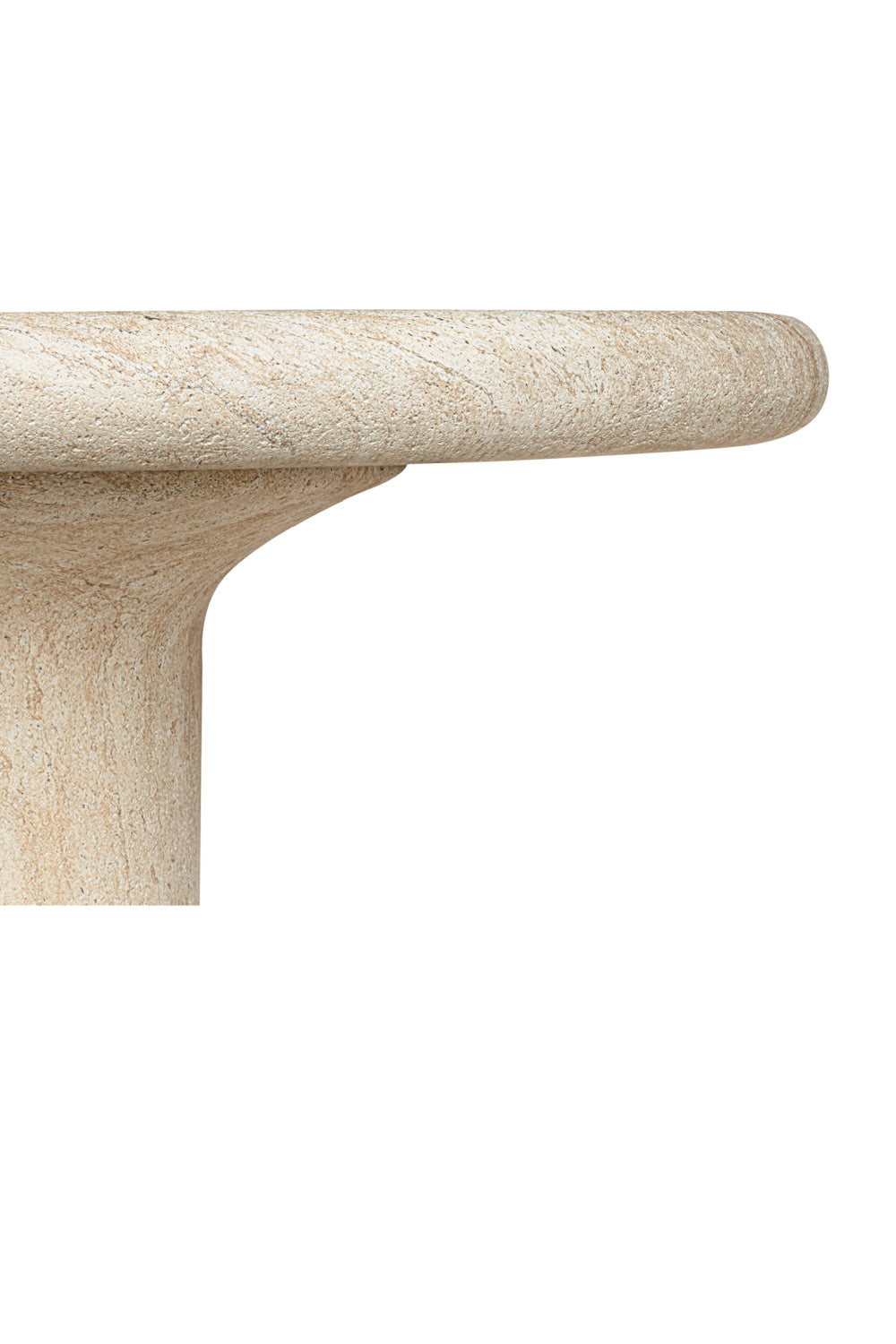 Modern European furniture - Beige Concrete Outdoor Dining Table - www.oroa.com | Oroa.com