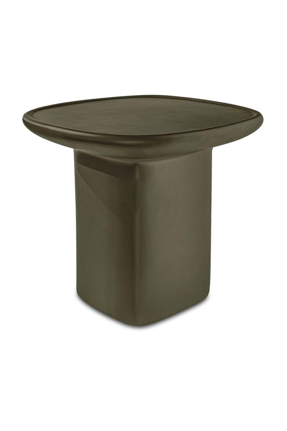Modern European furniture - Square Concrete Outdoor Side Table - www.oroa.com | Oroa.com
