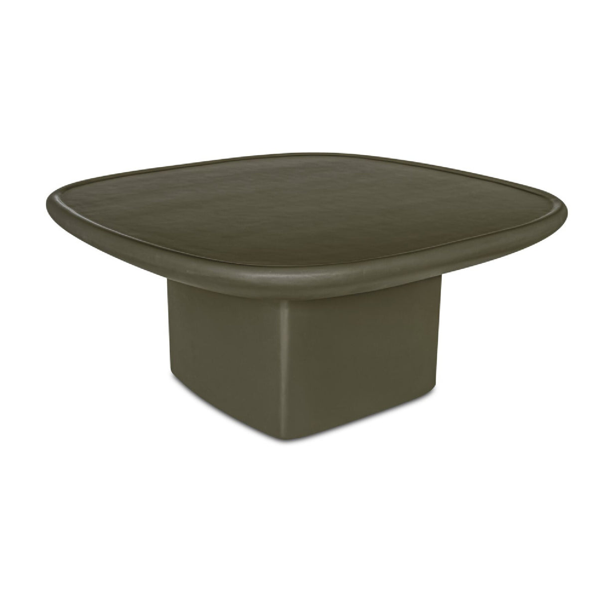 Modern European furniture - Oval Concrete Outdoor Coffee Table - www.oroa.com | Oroa.com