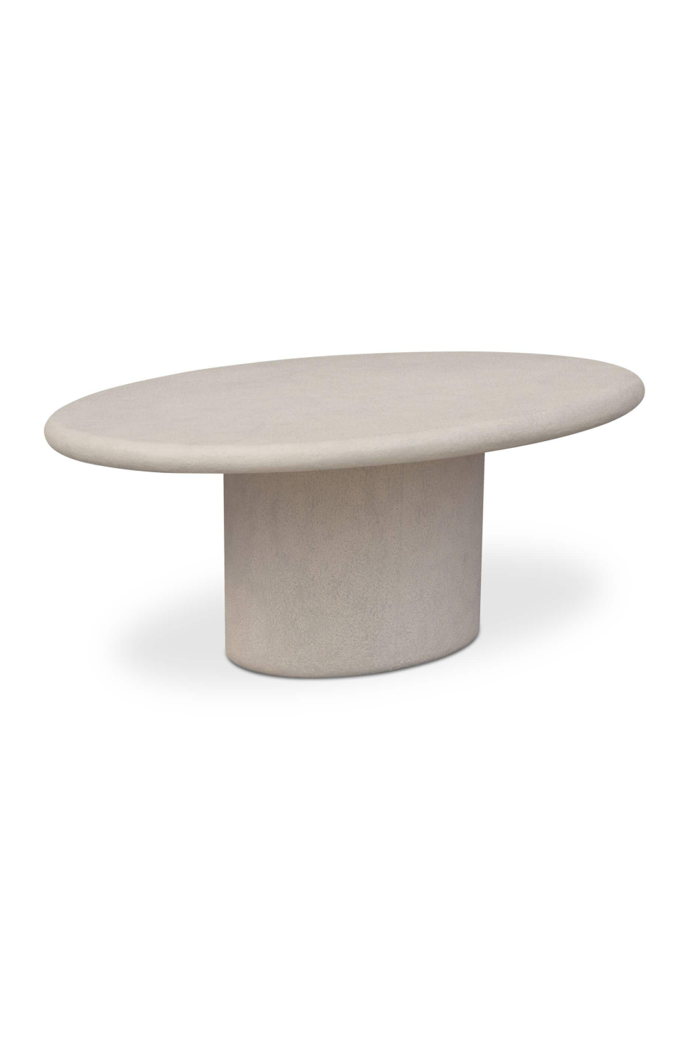 Concrete Oval Outdoor Dining Table | Oroa.com
