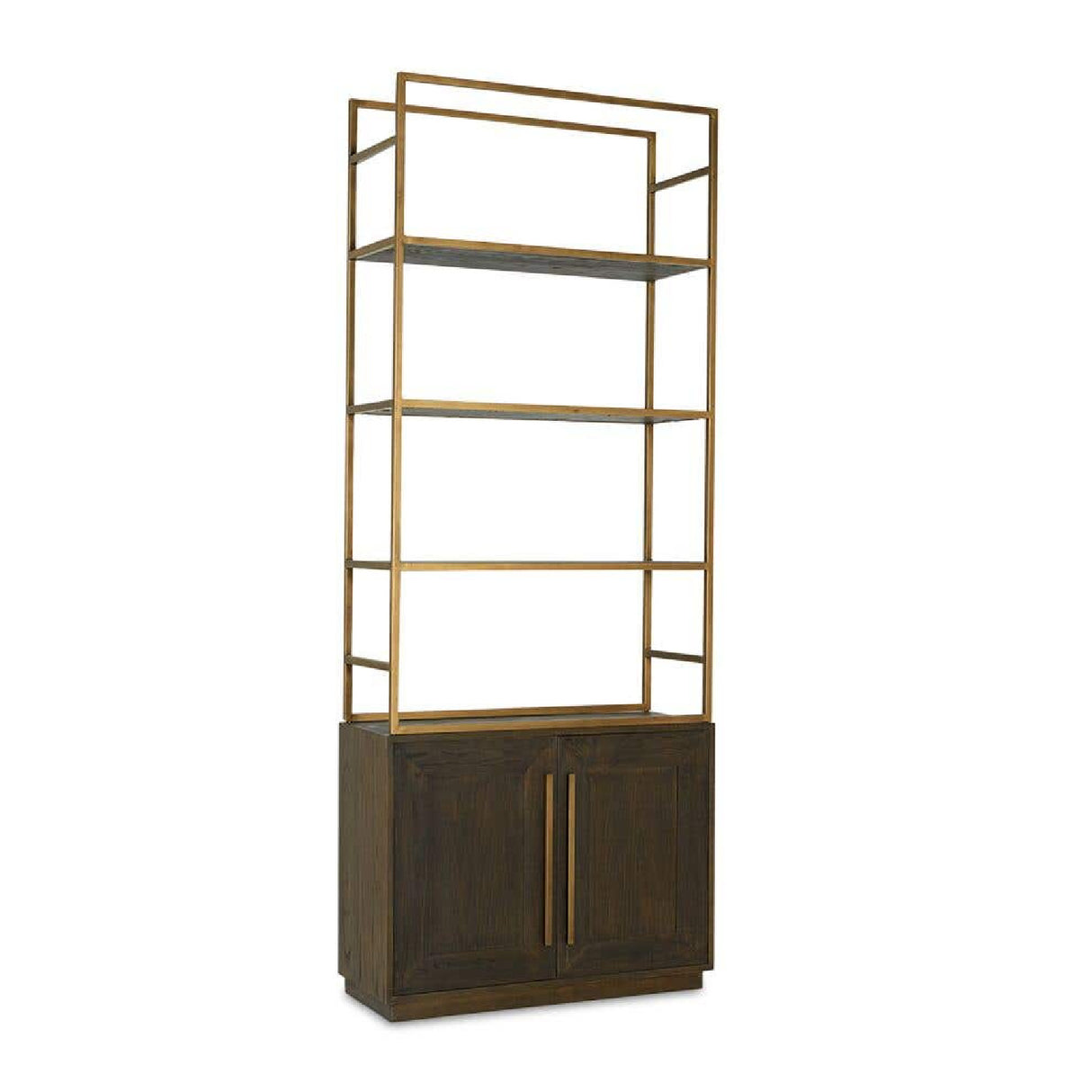 Modern European furniture - Solid Oak 2-Door Bookshelf - www.oroa.com