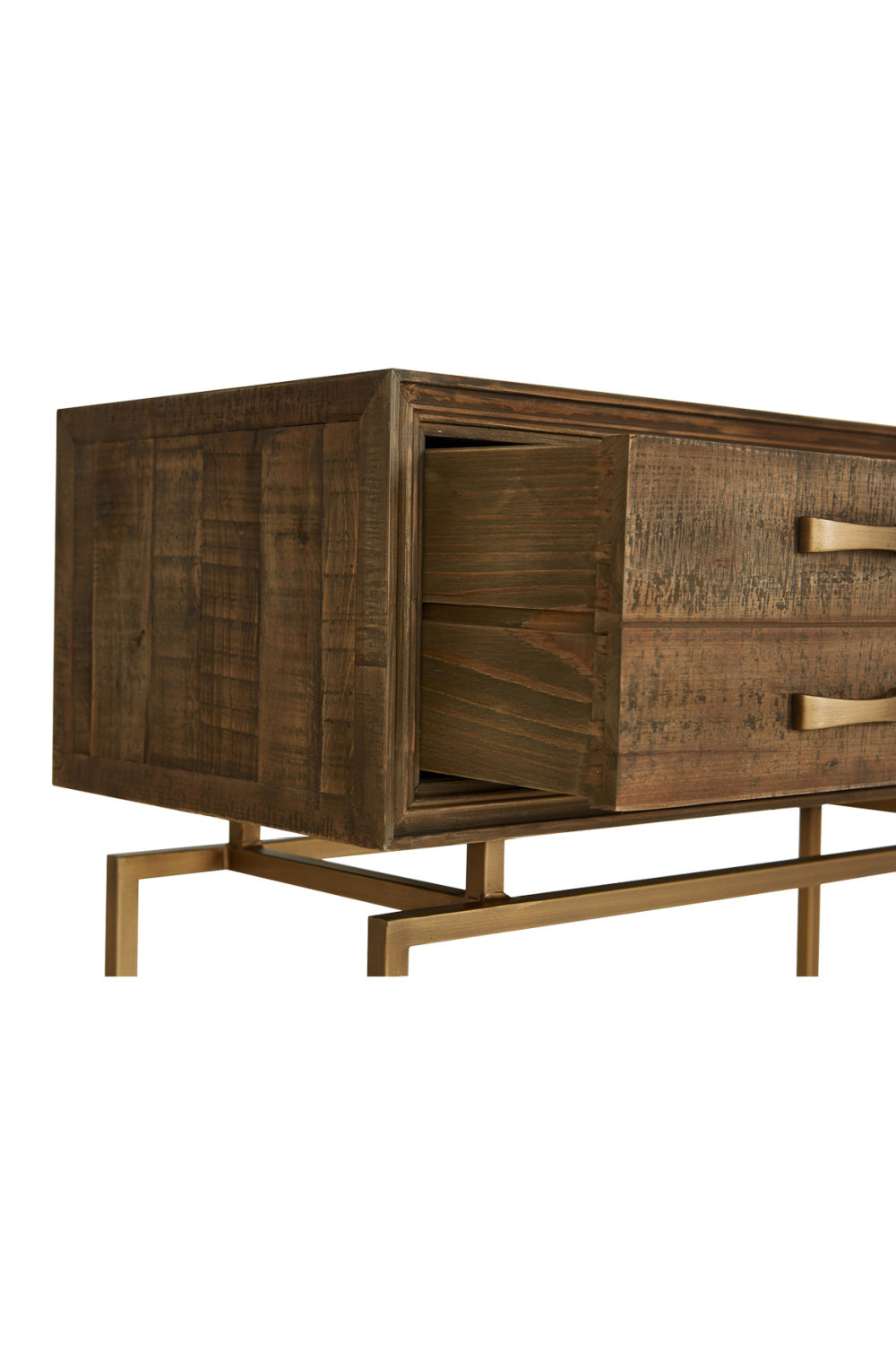 Modern European furniture - Fir Wood 4-Drawer Console Table - www.oroa.com | Oroa.com