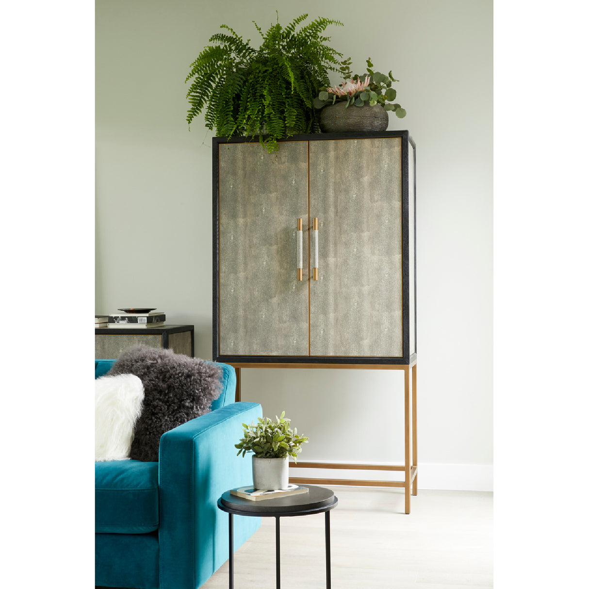 Modern European furniture - Solid Oak Bar Cabinet - www.oroa.com | Oroa.com