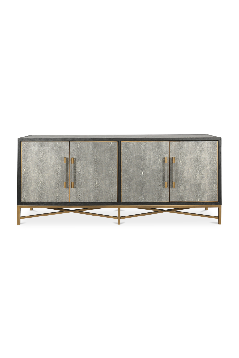 Vegan Leather 4-Door Sideboard | Novi Living Mako | Oroa.com