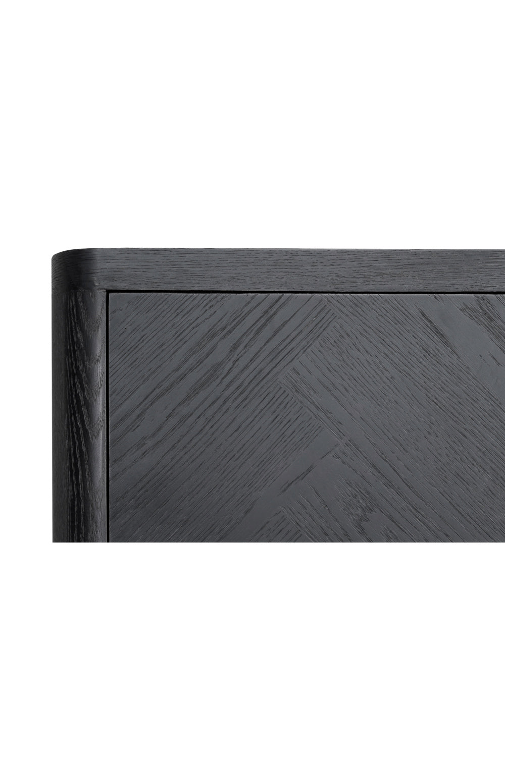 Modern European furniture - Black Herringbone Patterned Sideboard - www.oroa.com | Oroa.com