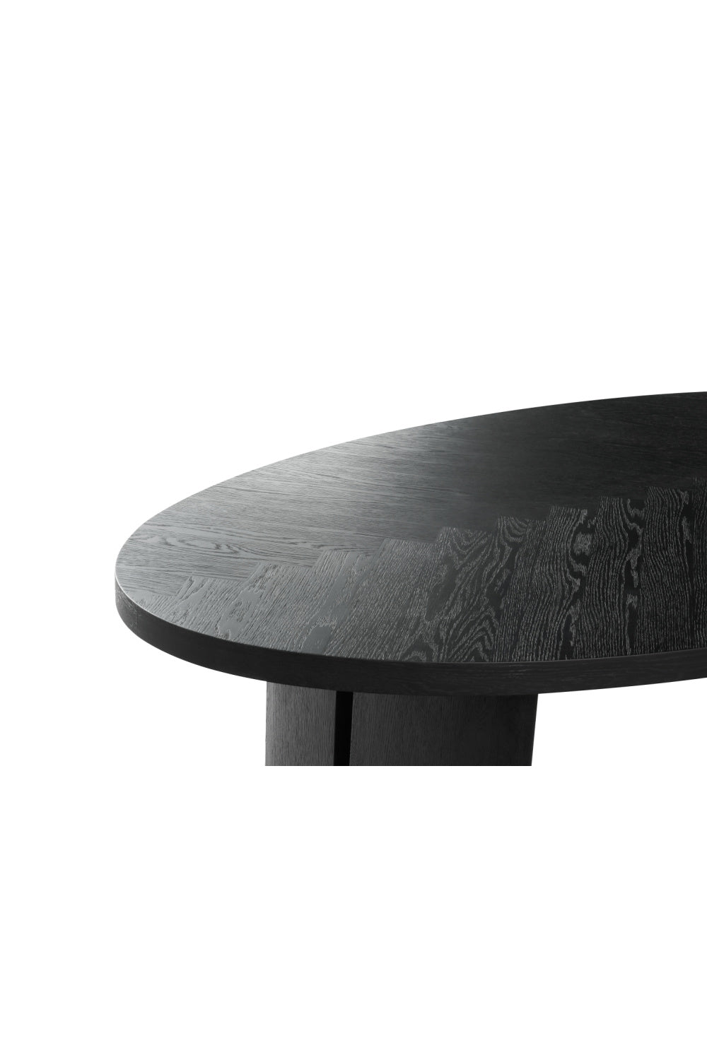 Modern European furniture - Black Herringbone Patterned Dining Table - www.oroa.com | Oroa.com