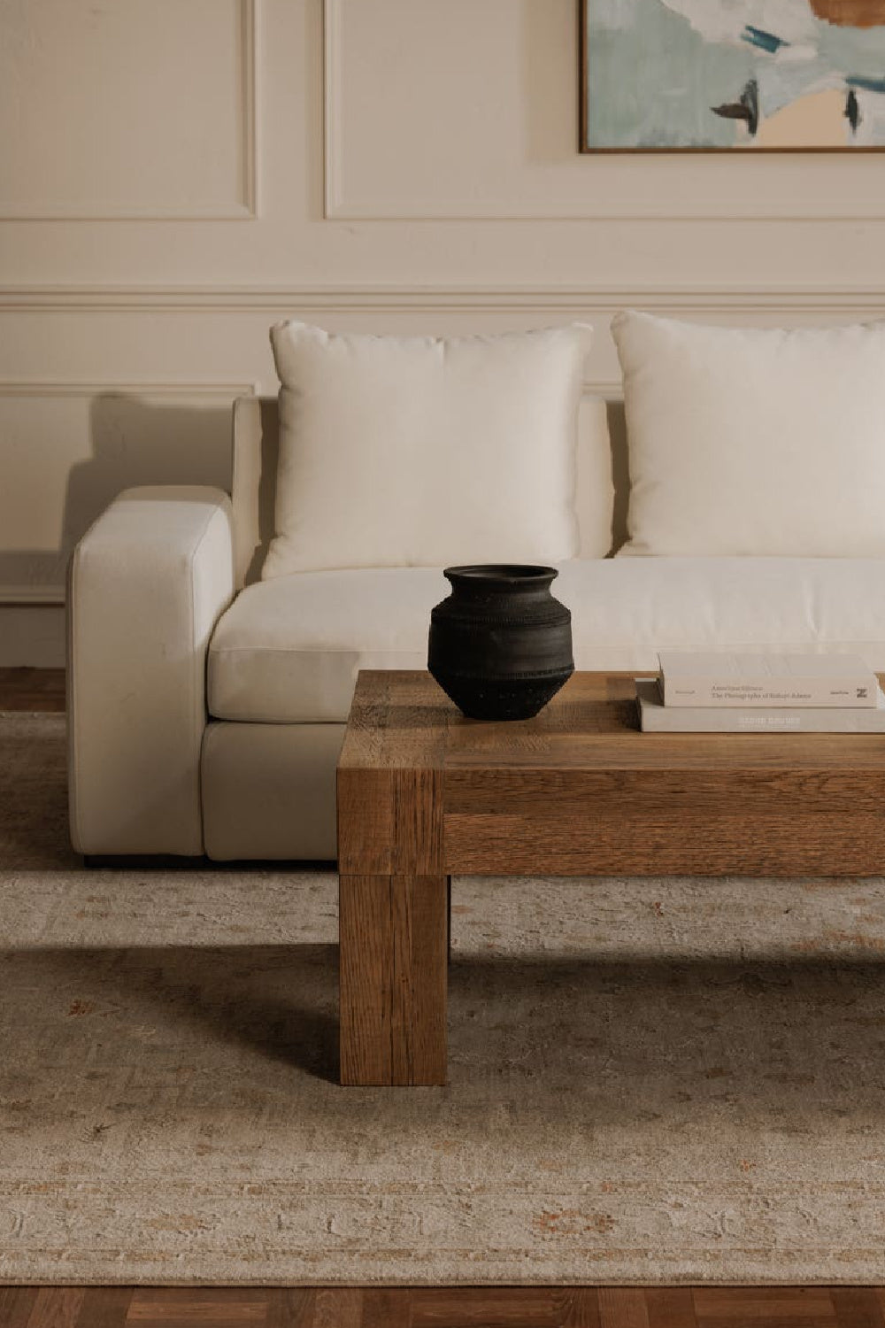 Modern European furniture - Aged Oak Coffee Table - www.oroa.com | Oroa.com