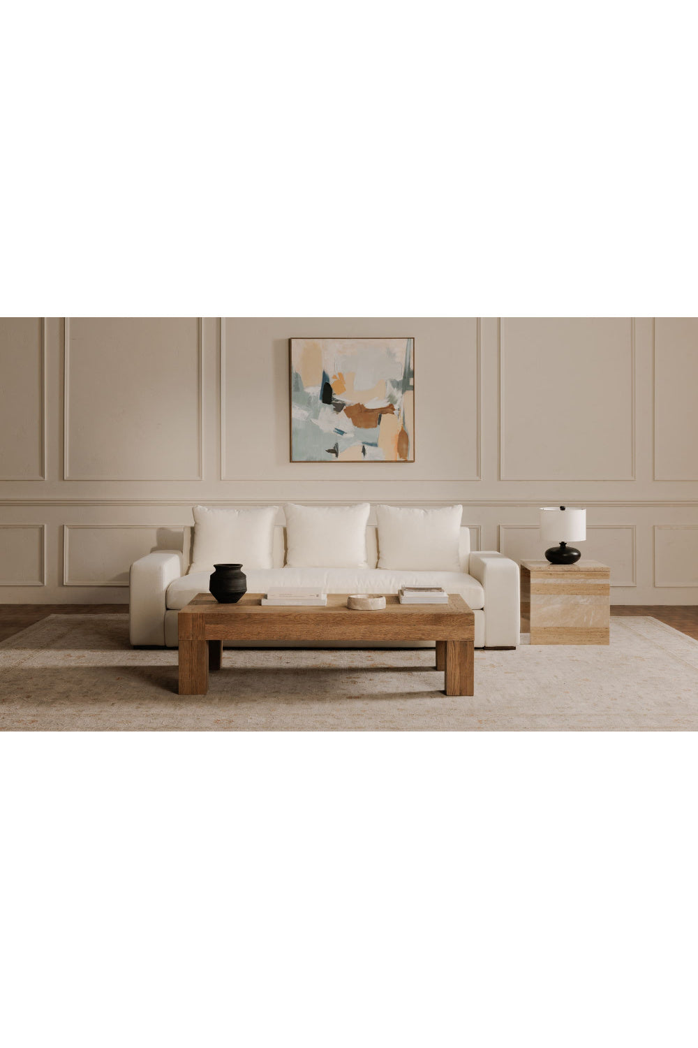 Modern European furniture - Aged Oak Coffee Table - www.oroa.com | Oroa.com
