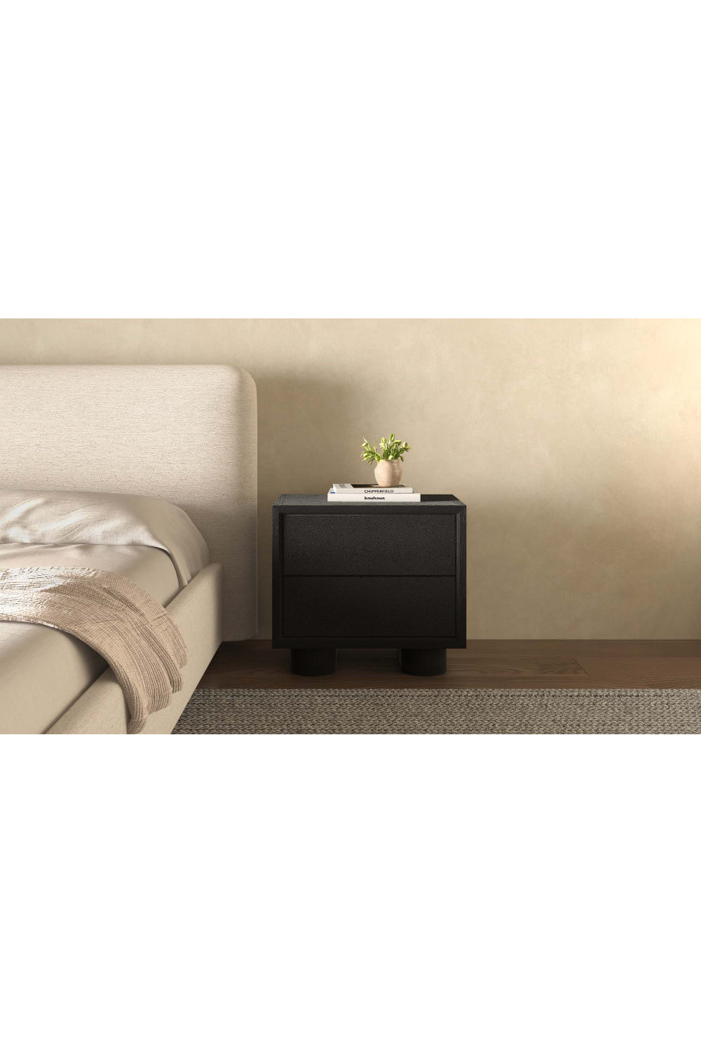 Modern European furniture - Refined Shagreen Nightstand - www.oroa.com | Oroa.com