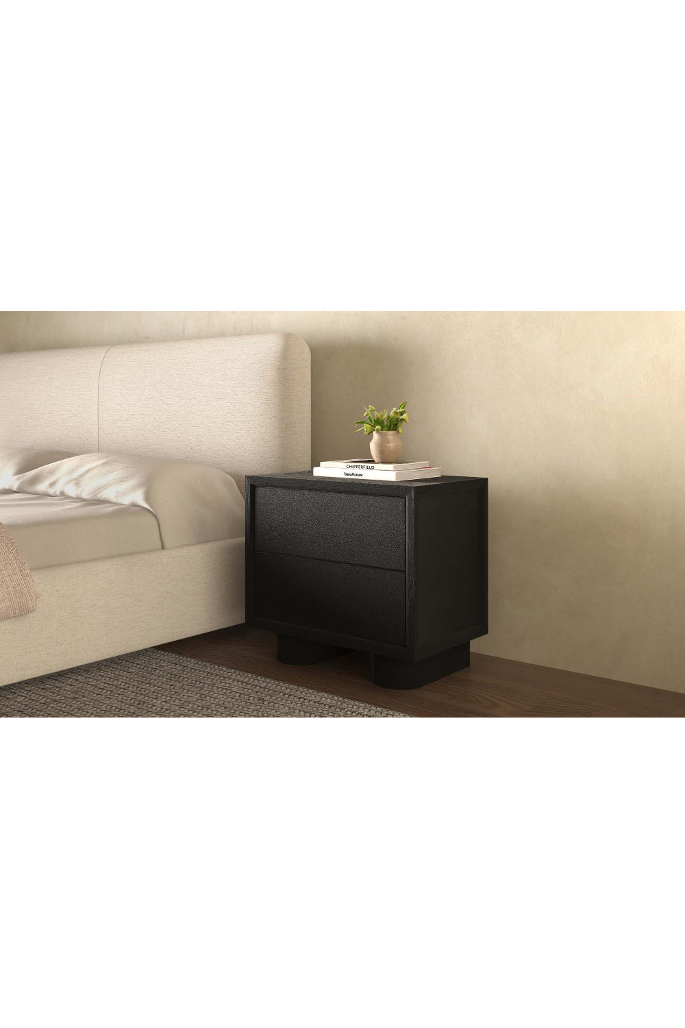 Modern European furniture - Refined Shagreen Nightstand - www.oroa.com | Oroa.com