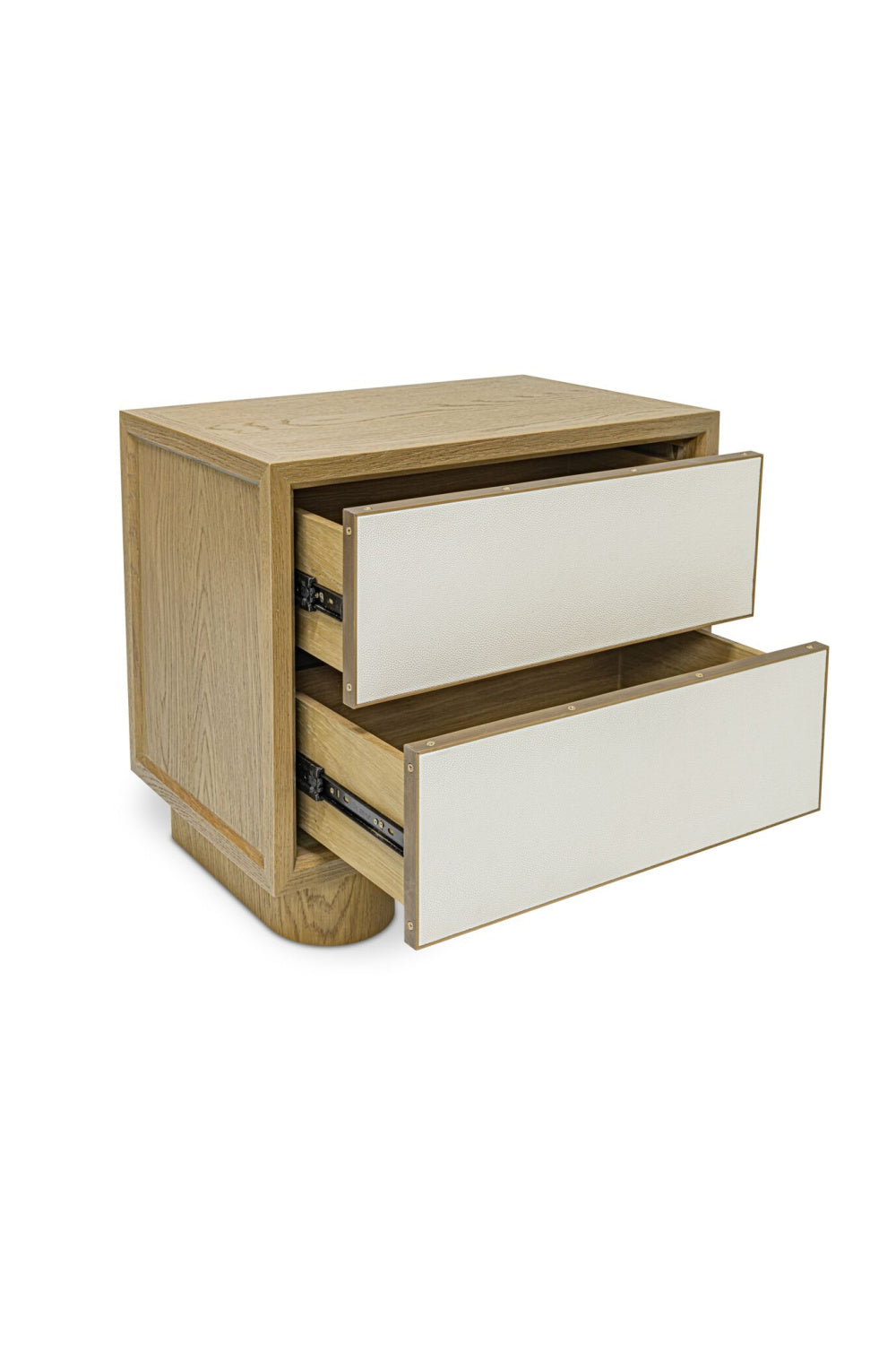 Modern European furniture - Refined Shagreen Nightstand - www.oroa.com | Oroa.com