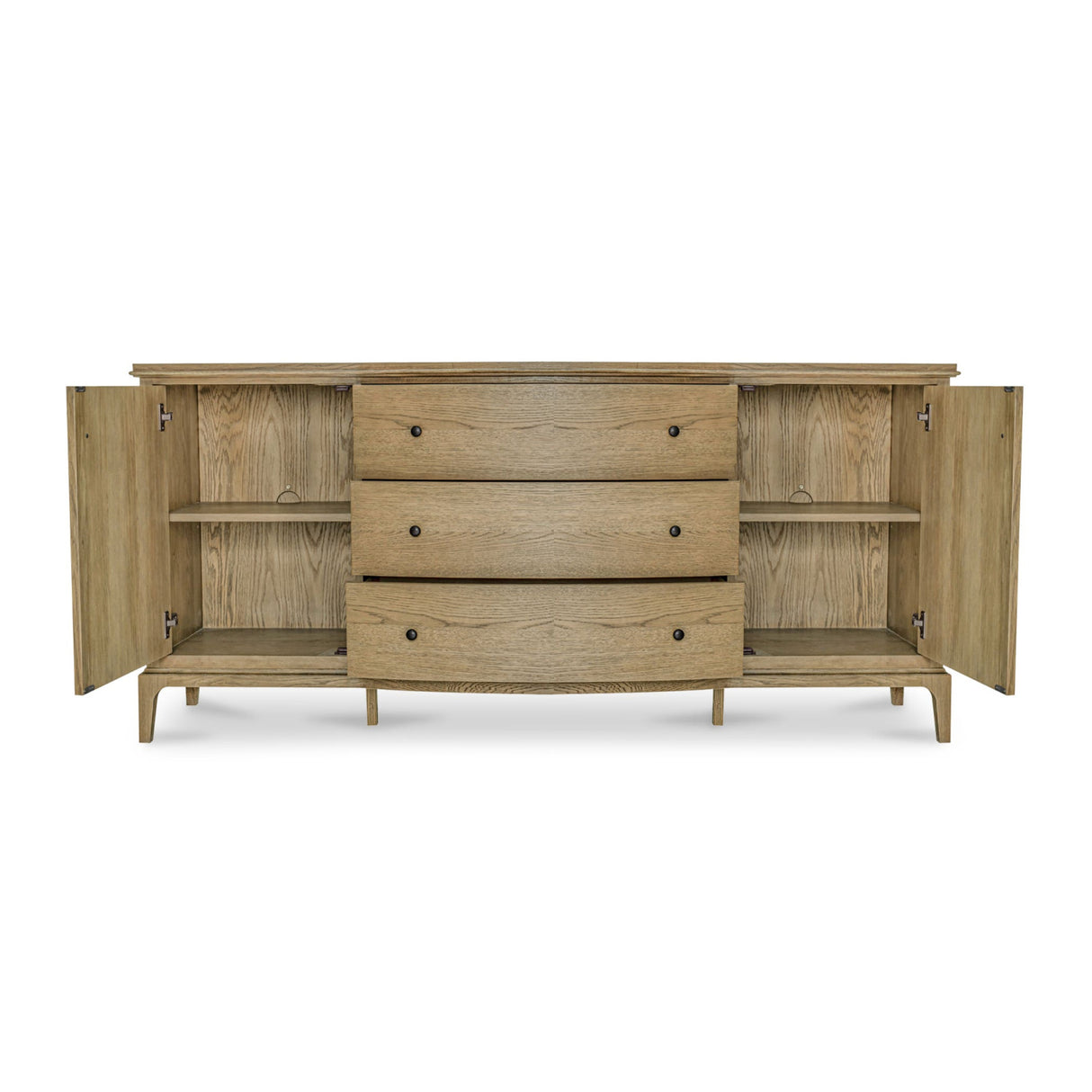 Modern European furniture - Brown Oak Sideboard - www.oroa.com | Oroa.com