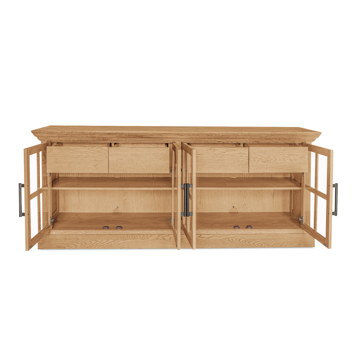 Modern European furniture - Oak 4-Door Sideboard - www.oroa.com | Oroa.com