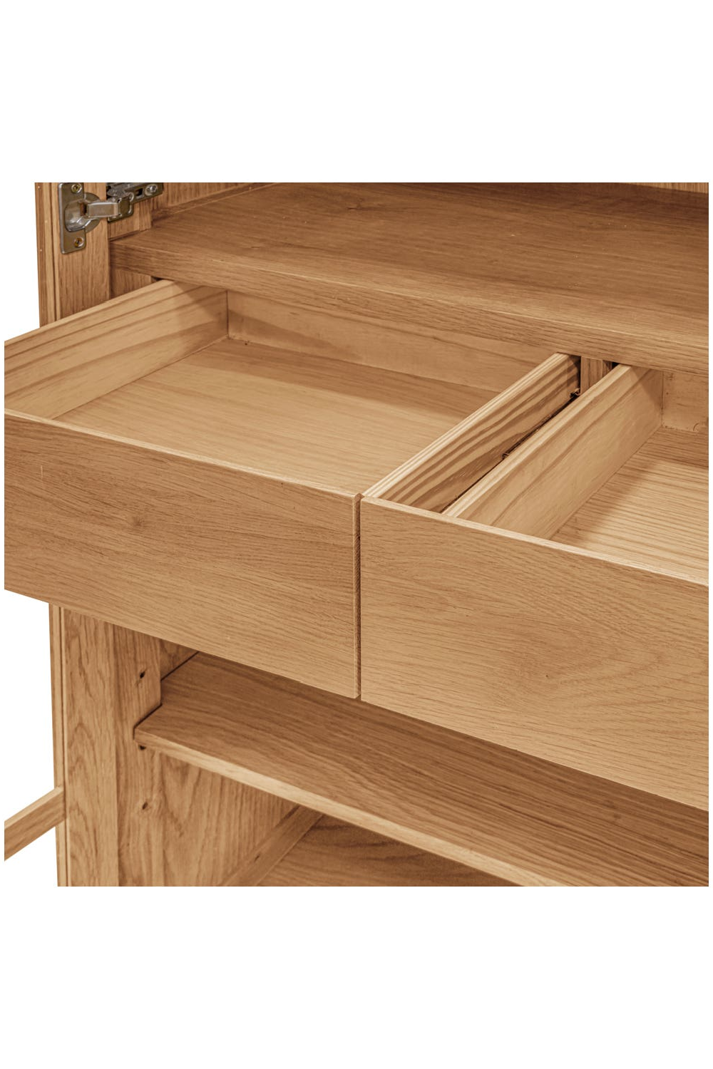 Oak 4-Door Tall Cabinet | Novi Living Raymond | Oroa.com