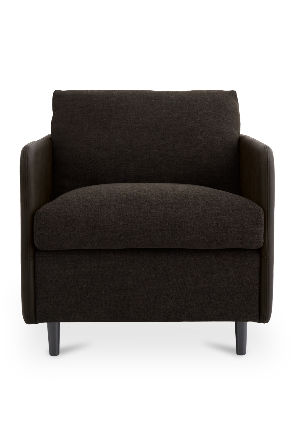 Modern European furniture - Leather Arm Accent Chair - www.oroa.com | Oroa.com