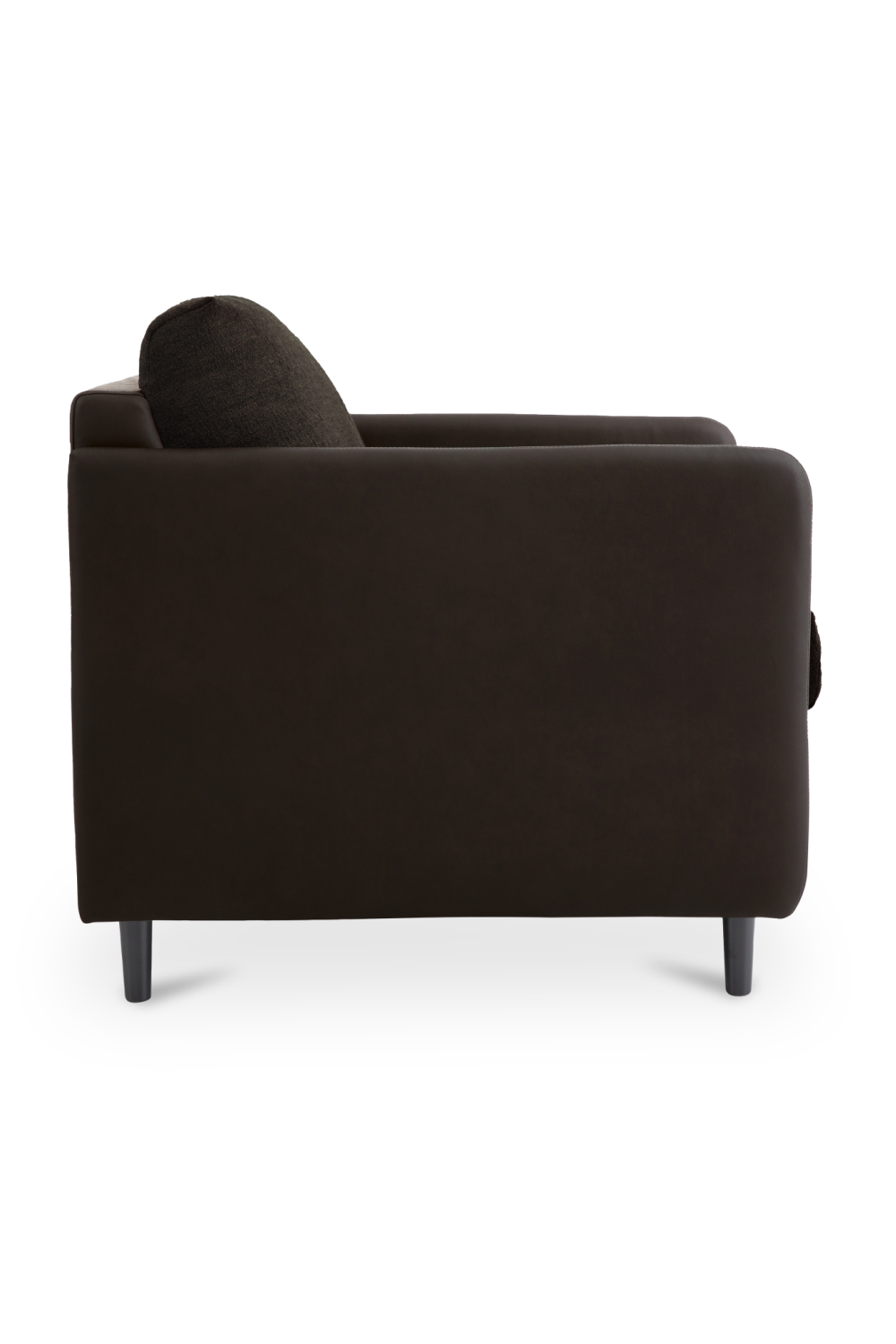 Modern European furniture - Leather Arm Accent Chair - www.oroa.com | Oroa.com