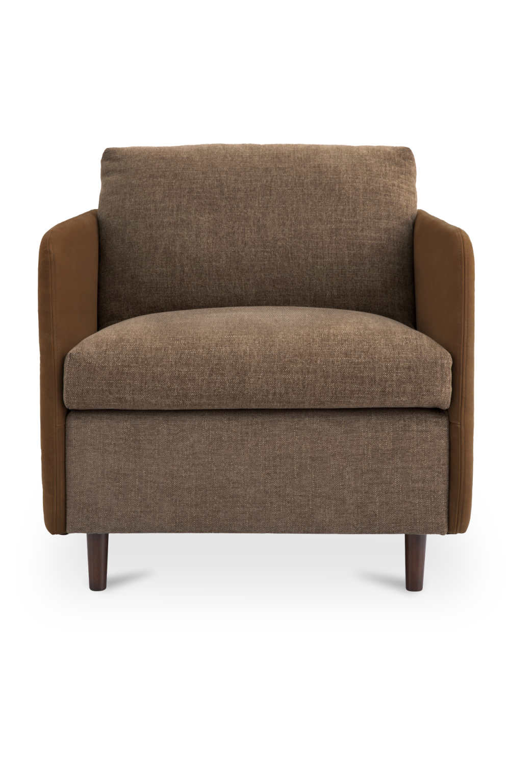 Modern European furniture - Leather Arm Accent Chair - www.oroa.com | Oroa.com