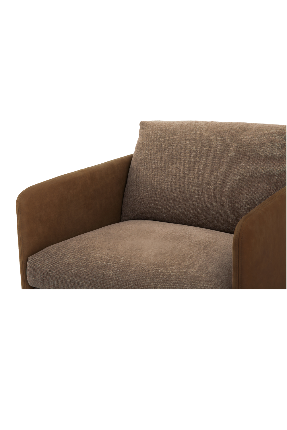 Modern European furniture - Leather Arm Accent Chair - www.oroa.com | Oroa.com