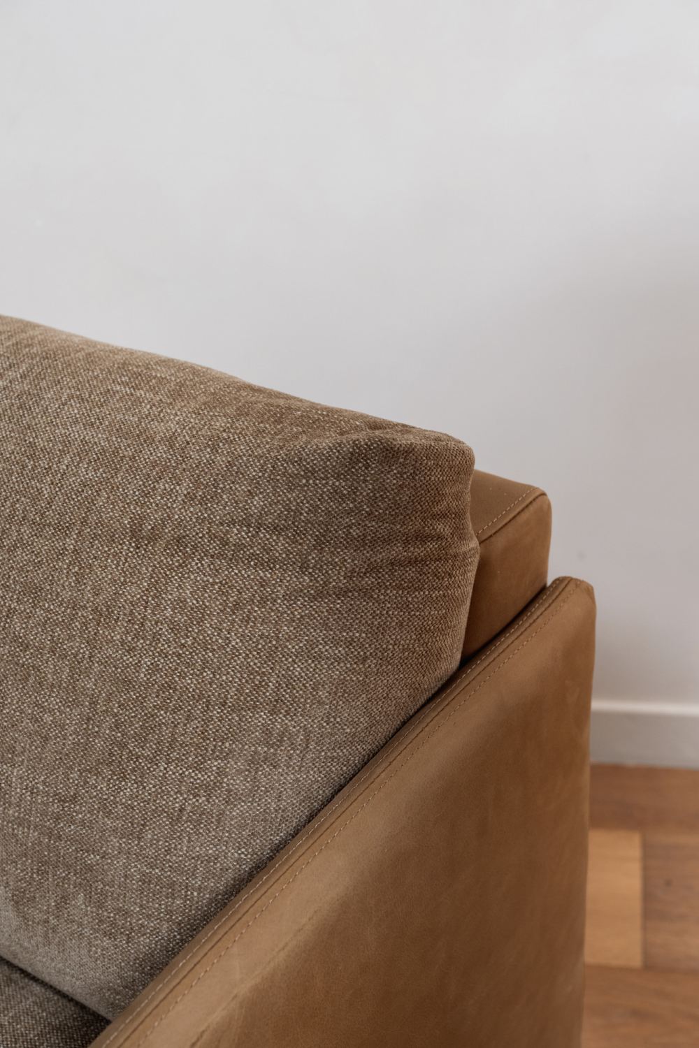 Modern European furniture - Leather Arm Accent Chair - www.oroa.com | Oroa.com