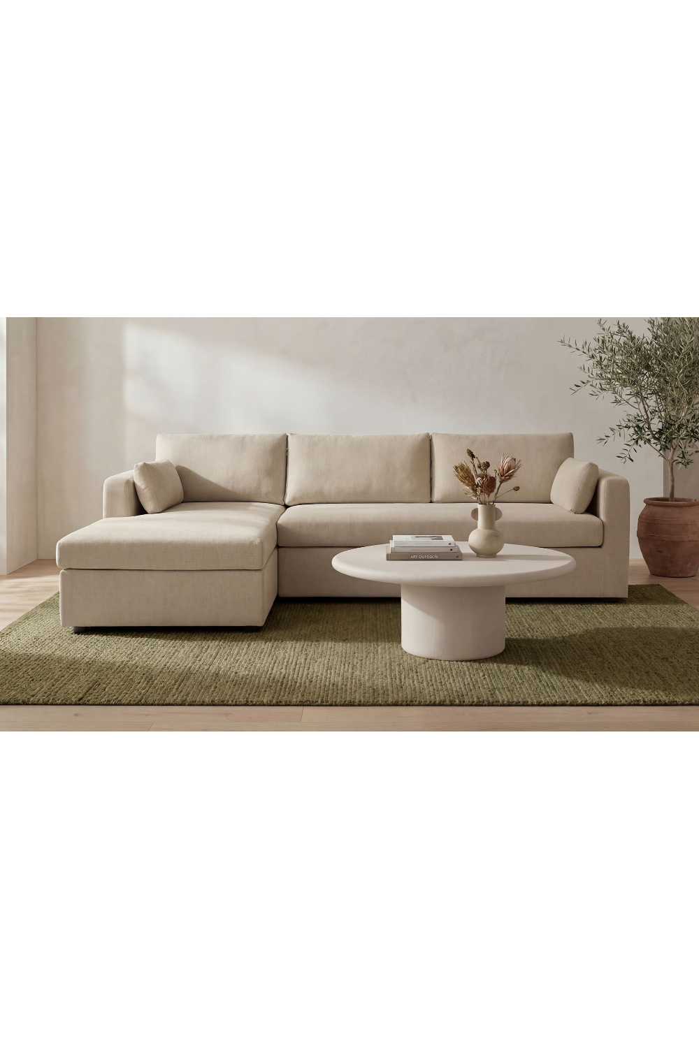 Modern European furniture - Sectional Sofa with Storage Chaise - www.oroa.com | Oroa.com