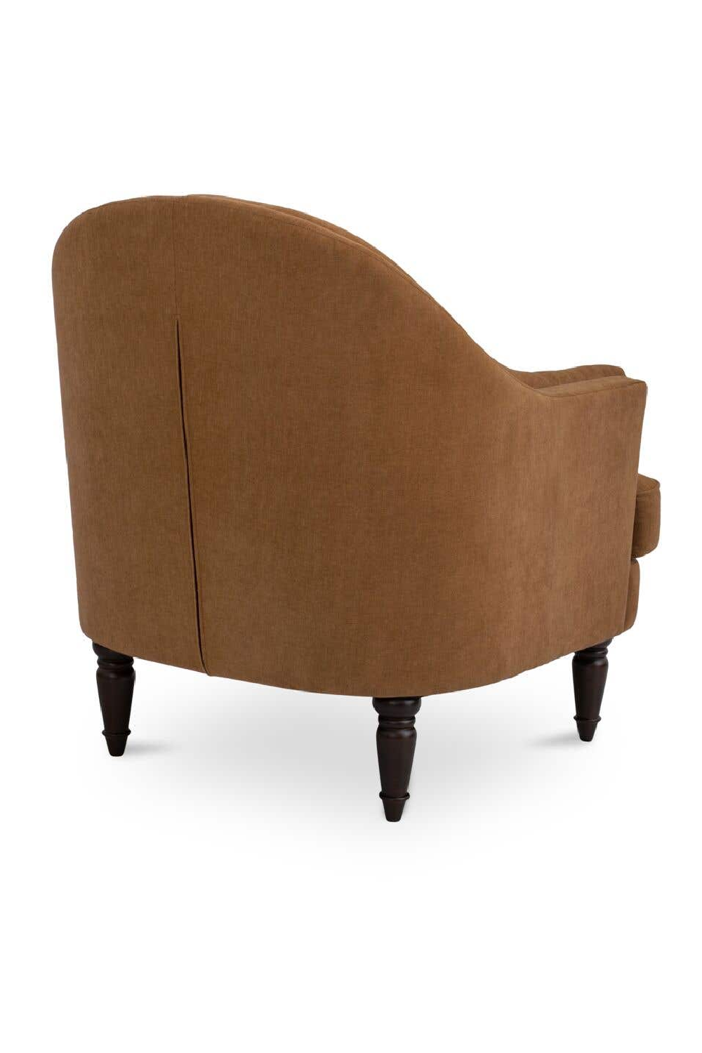 Modern European furniture -Tufted-Back Curved Accent Chair - www.oroa.com | Oroa.com