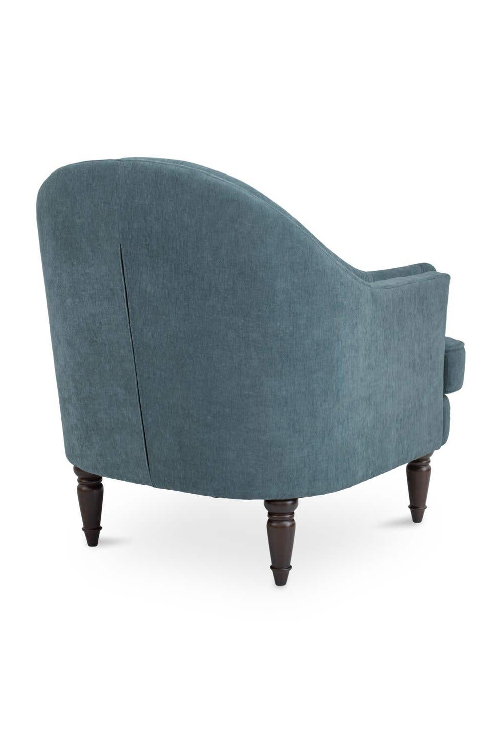 Modern European furniture -Tufted-Back Curved Accent Chair - www.oroa.com | Oroa.com