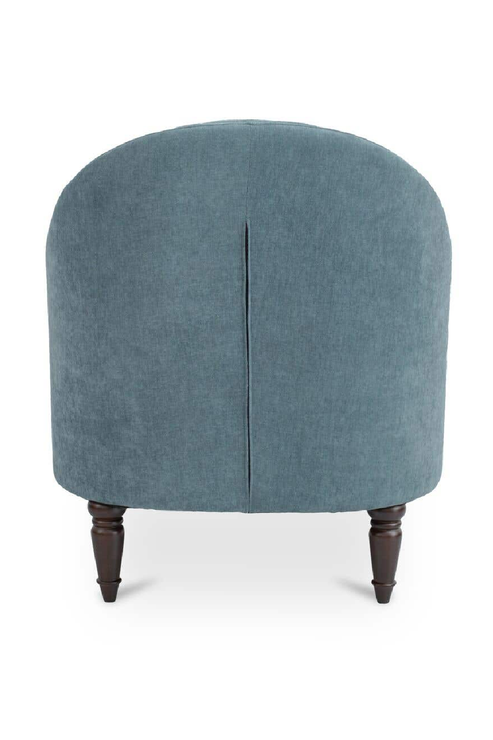 Modern European furniture -Tufted-Back Curved Accent Chair - www.oroa.com | Oroa.com