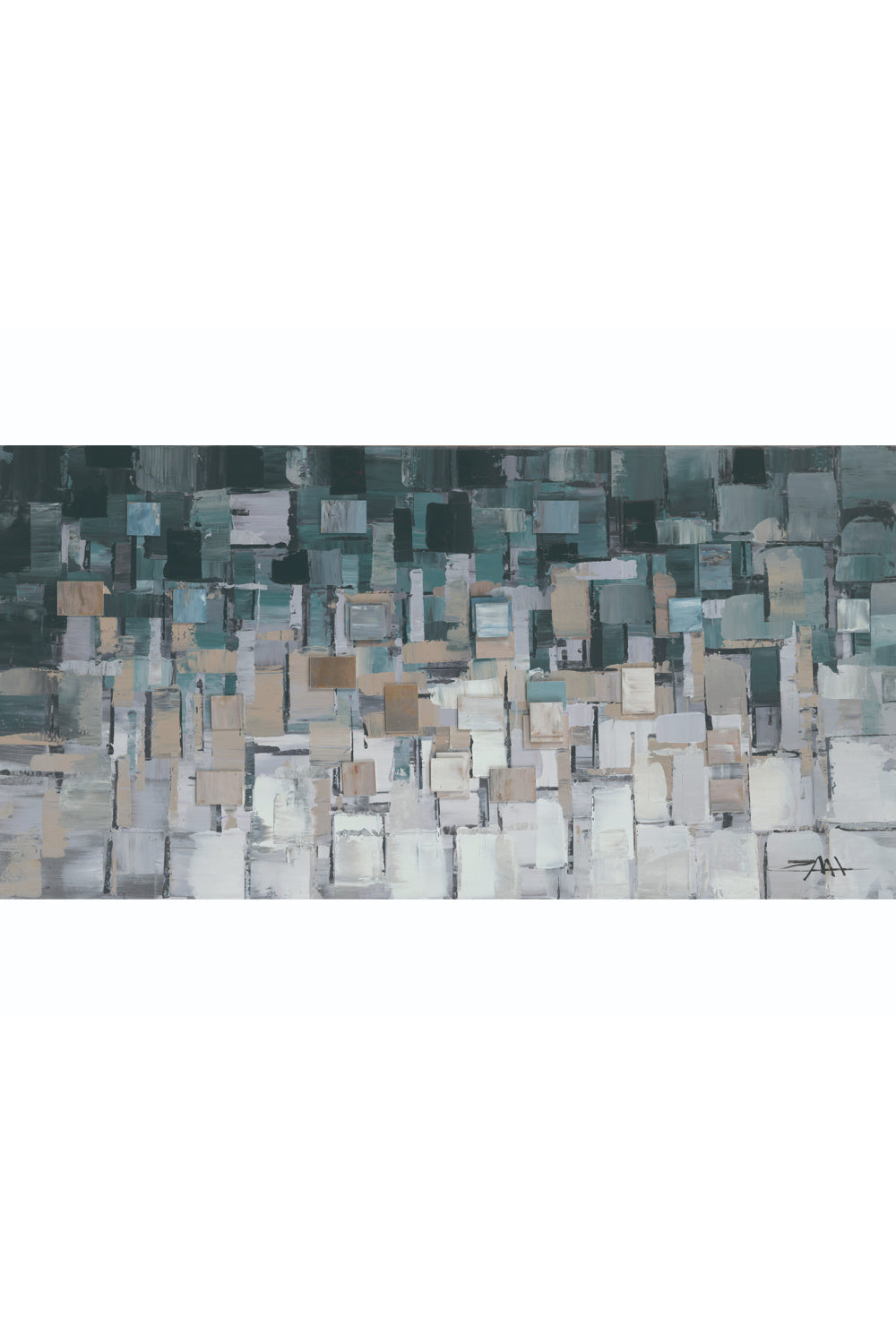 Modern European furniture - Blue Ombre Wall Decor - www.oroa.com