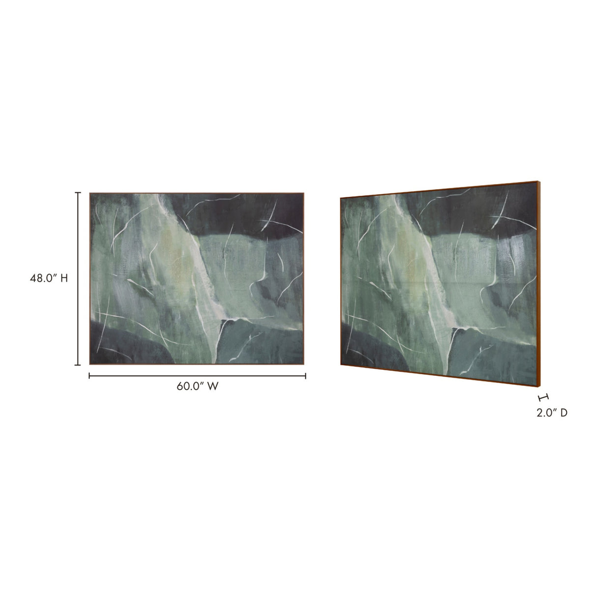 Modern European furniture - Minimalist Abstract Framed Painting - www.oroa.com | Oroa.com